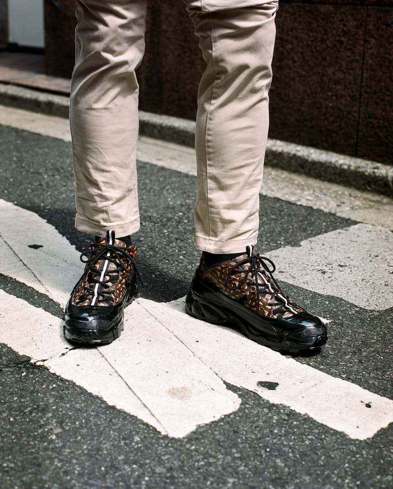 Comfort Meets Luxury: Wearing Burberry Sneakers On Feet